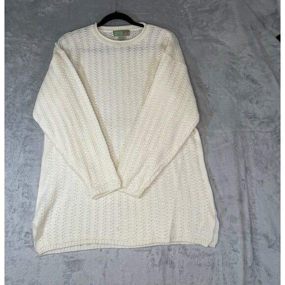 American Weekend womens Medium Vintage sweater office white - Picture 14 of 16